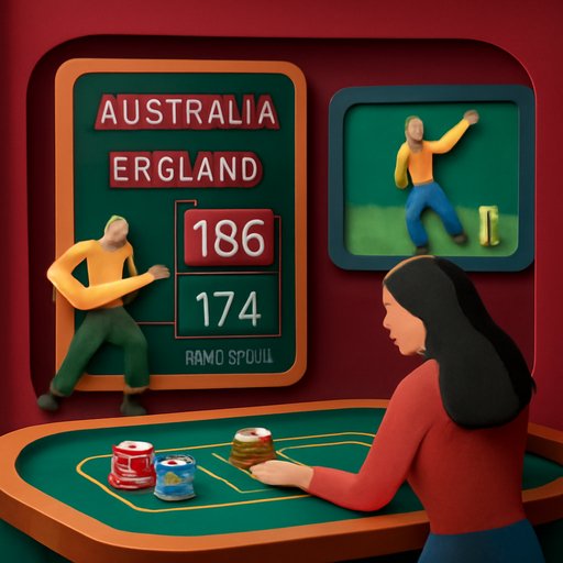 bd10 Australia vs England cricket scoreboard.
